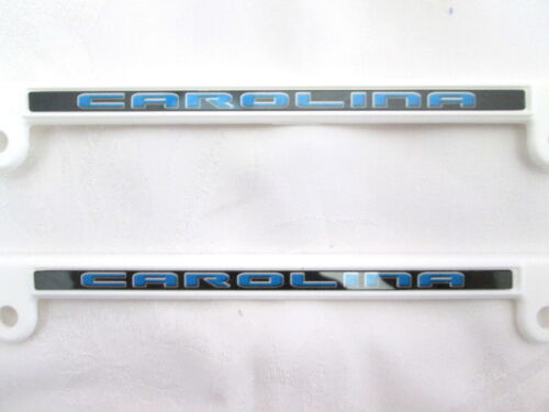 CAROLINA PANTHERS LICENSE PLATE FRAMES #5 TWO NEW 2