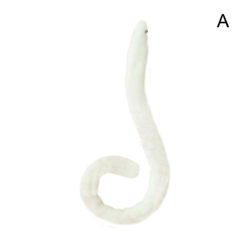 Details about / Long Fur Cat Tail Anime Neko Kitty Fancy Dress Cosplay //White V2O2 Costume S9Q6