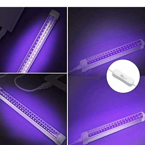 Tubo UV Ultravioleta tira de LED Barra De Luz 40 LED Lámpara de luz USB de luz negra fiesta
