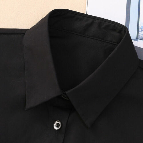 Women/'s Detachable False Collar Elegant Cotton Fake Dickey Blouse Half Shirt