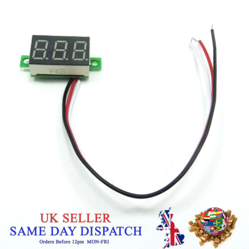 DC 0-30V 0.36/" LED Digital Voltmeter Three Wire Module Voltage Meter