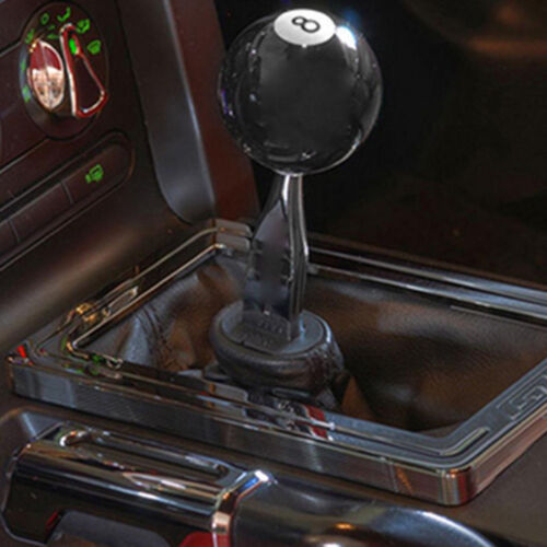 #8 Billiard Ball Round Car Manual Gear Shift Knob Universal Shifter Lever Cover 