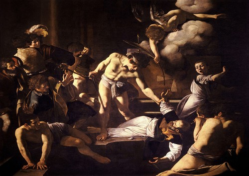 Art Print//Poster The Martyrdom of Saint Matthew Caravaggio