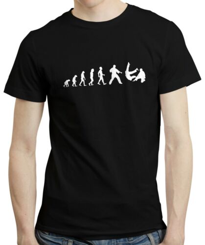 EVOLUTION Judo-Arts Martiaux Entraînement Karaté drôle cadeau t-shirt homme tshirt tee