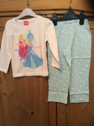 Thème Disney Princes. âge 2-3 ans 100% Coton Neuf Filles Pyjamas 