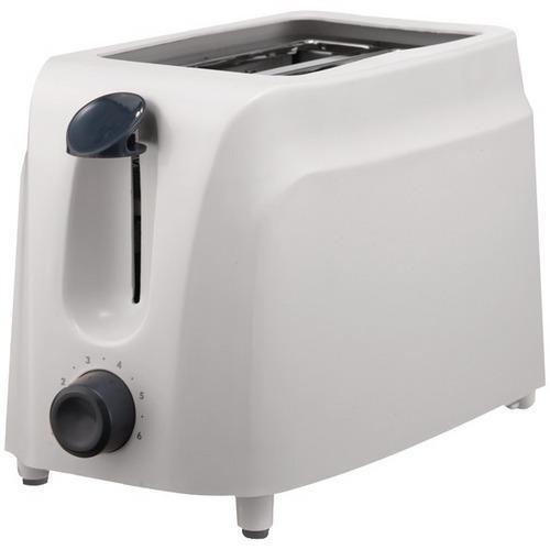 White BRAND NEW Brentwood Appliances TS-260W 2-Slice Cool Touch Toaster 