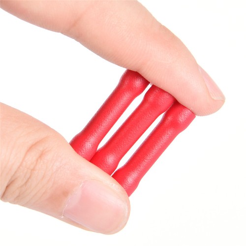 100PCS Insulated Wire Terminal Kit Spade Butt Ring Electrical Crimp Connector+v
