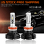 PAIR PHILIPS LED Headlight H11 H8 H9 320W 32000LM Kit Hi//Lo Beam Bulb HID 6500K