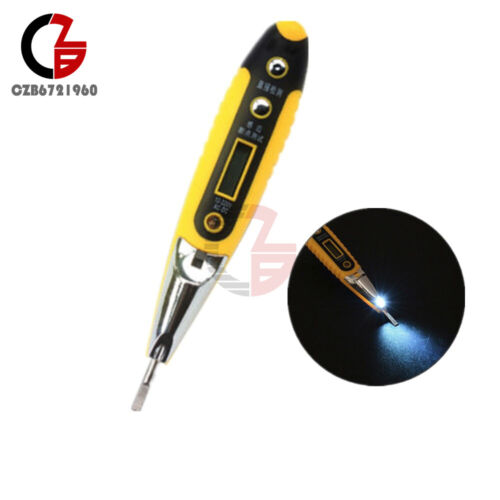 12-250V Digital LCD AC//DC Non-Contact Electric Test Pen Voltage Detector Tester
