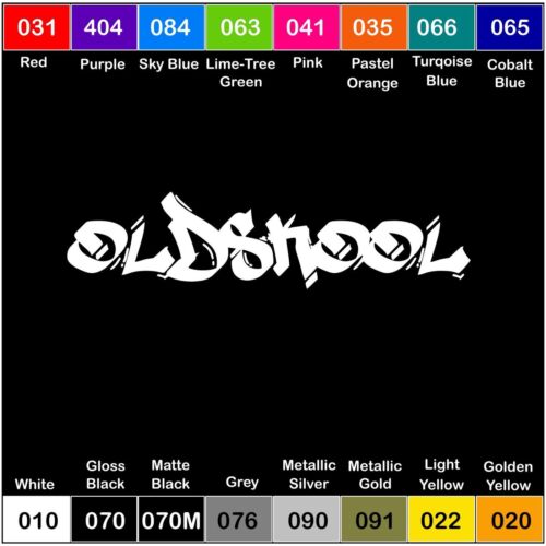 OLDSKOOL Vinyl Decal Sticker JDM Stance Classic Old Skool Graffiti 