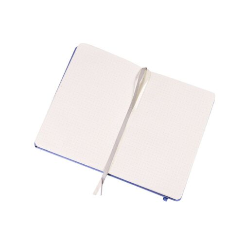 Notizbuch/Tagebuch, AIJI PU Saffian Grau Gepunktet zwischen A5 A6 100g/m² 