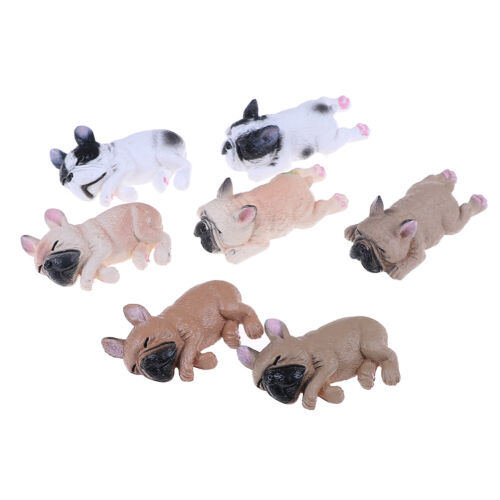 French bulldog sleepy corgis dog toy action figures PVC model toy-doll kid gifts