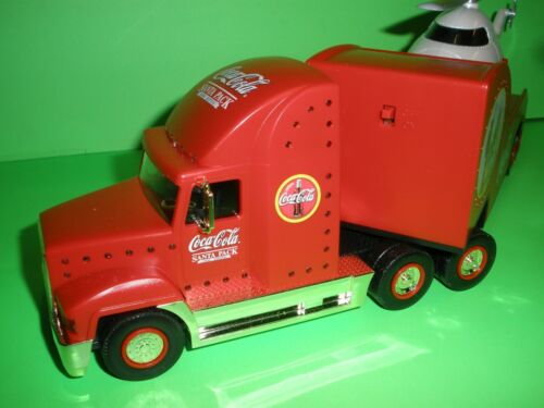 COCA-COLA COKE 2000 HOLIDAY HELICOPTER CARRIER TRUCK GOLD VERSION