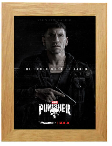 The Punisher TV Show Poster or Canvas Art Print A3 A4 Sizes Framed Option