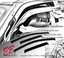 Light Tinted Out-Channel Visor Deflector 4pcs For 2007-2011 Nissan Versa Sedan