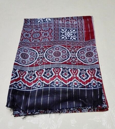 SINDHI Ajrak Traditional Pakistani cotton Shawl scarve wrap men and women 