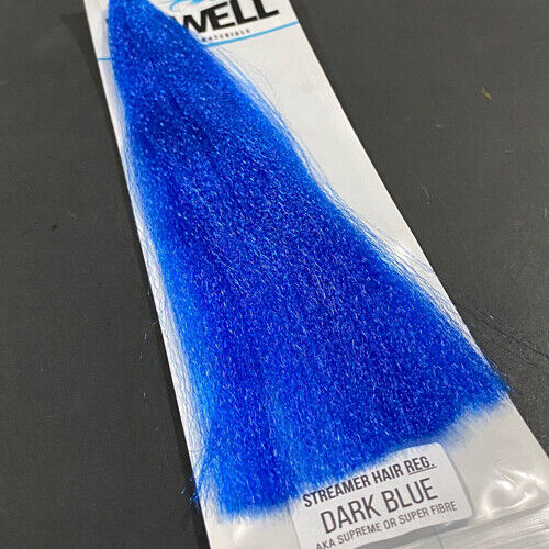 Tiewell Streamer Hair Regular Dark Blue Quality Fly Tying Material BWCflies 