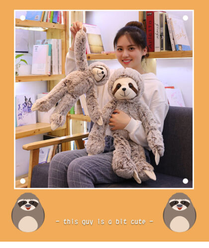 Cute Giant Sloth Plush Soft Toy Animal Stuffed Doll Teddy Xmas Gift 50/70cm
