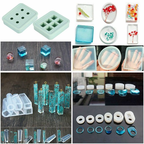 Silicone DIY Mold Making Jewelry Pendant Resin Casting Mould Craft Tool Set