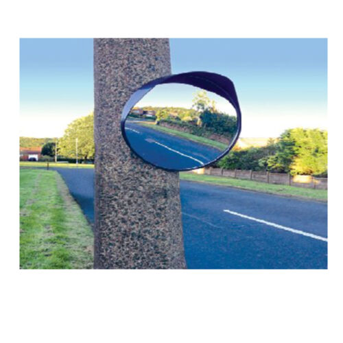 17 "pouces 45cm Sécurité convexe miroir de la sécurité du trafic driveway shop & sécurité noir 