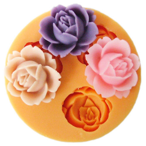 3D Rose Flower Silicone Fondant Mold Cake Decor Chocolate Sugarcraft Baking Mold