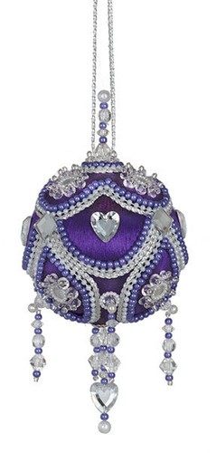 The Cracker Box Inc Christmas Ornament Kit First Luv Silver