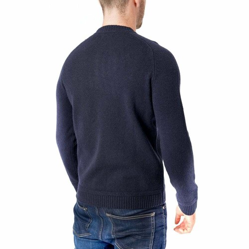 Gant Mens Shetland Crew Knit Sweater Navy