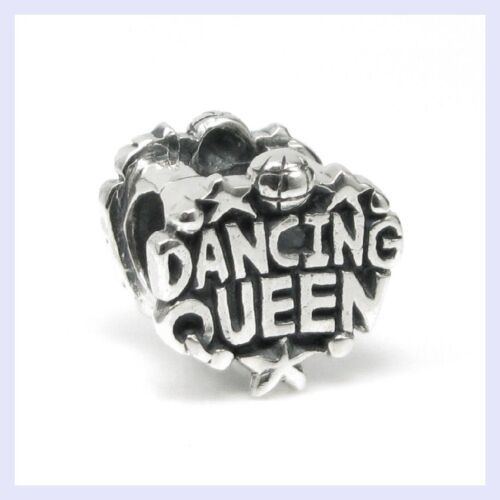 925 Sterling Silver  Dancing Queen Super Star Bead for European Charm Bracelet 