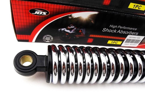 MAICO 250 MX 340mm JBS BLACK//CHROME REAR SHOCK ABSORBERS EYE TO EYE