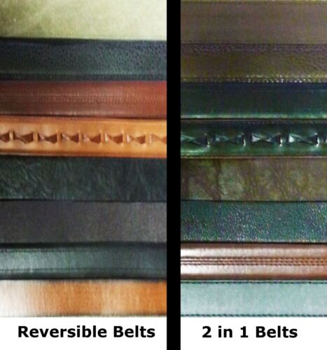Smith/'s Workwear Men/'s Leather Reversible Belts Assorted Styles Size 42 Lot of 3