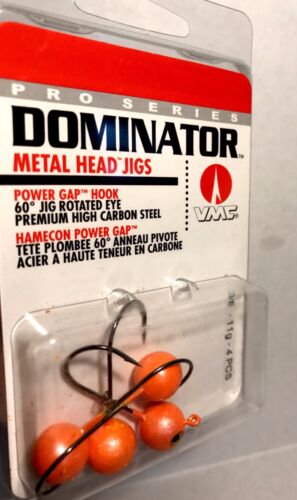 VMC Pro Series Dominator Metal Head Jigs Choice Size /& Color One Package