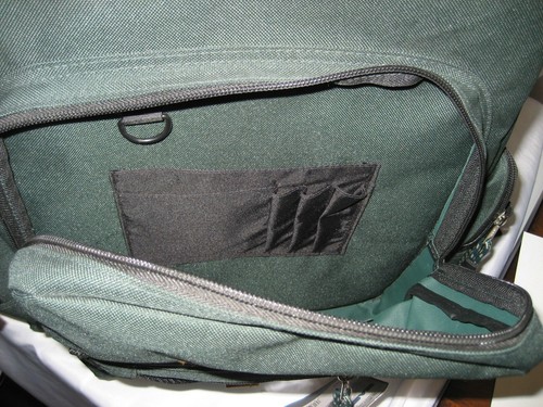 New Eastsport Tech Company Green Backpack double zippers lots of compartments