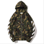 Street Men/'s Oversized Justin Bieber Off White Camouflage Military Hoodie