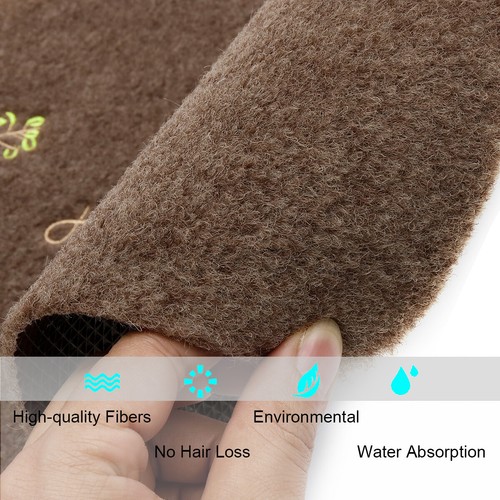 2Pcs New Non-slip Door Floor Rug Mat Kitchen Bathroom Carpet Runner Home Decor