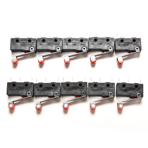 10X//lot Micro Roller Lever Arm Open Close Limit Switch KW12-3 PCB MicroswitcODUS