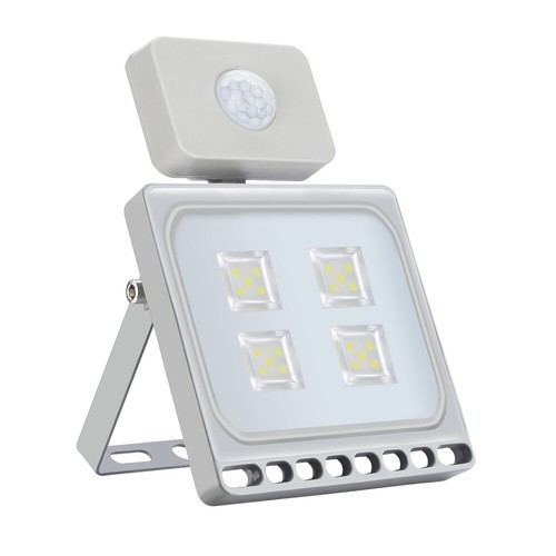 20W LED Floodlight PIR Sensor Security Outdoor Slimline Day White Light IP65