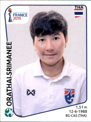 Orathai Srimanee Panini Frauen WM 2019 Sticker 441 Thailand 