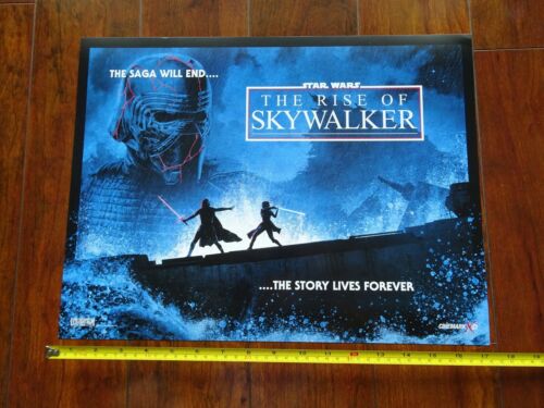 Star Wars The Rise of Skywalker Lucasfilm and Cinemark Promo Poster 17/" x 13/"