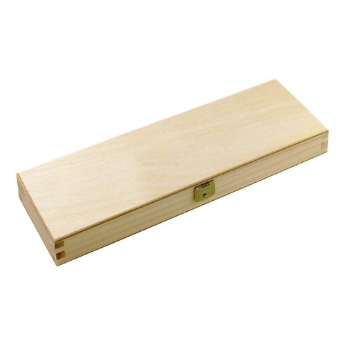 Holzschatulle für Taschenmesser mit Schaumstoffeinlage