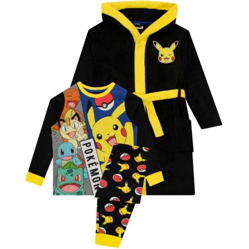 Kids Pokemon Dressing Gown SetBoys Pokemon Pj SetBoys Pokemon Set