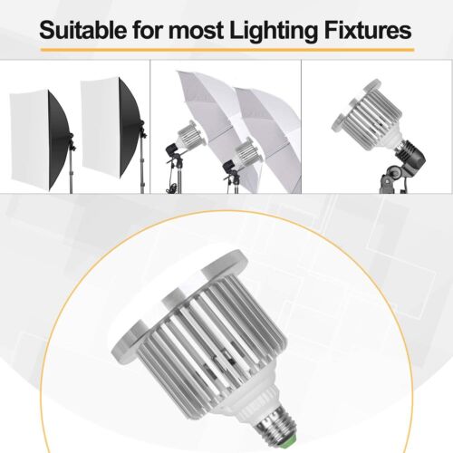 Photo Studio Dimmable LED Softbox Light Lamp Soft Box Continuous Lighting Stand 