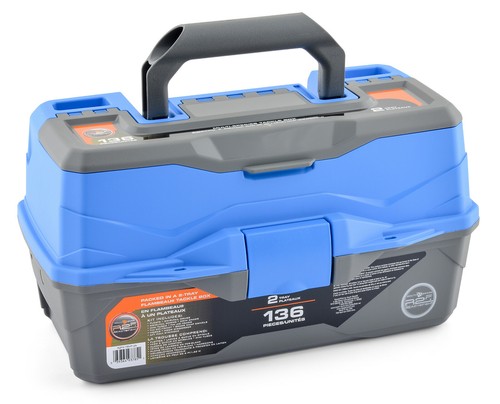 Inc/'s 136 pieces TBVP2 South Bend Plano 2 Tray Tackle Box Kit