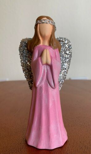 Details about  &nbsp;Vintage Style Pink My Baby Girl First Angel Figurine Statue Hand Painted