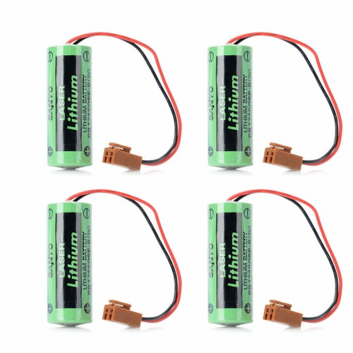 3V 2500mAh CR17450SE-R Sanyo PLC Battery For FANUC With Plug A98L-0031-0012