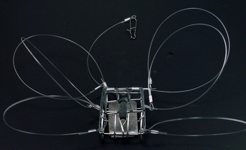 3 TOP SELLING HIGH QUALITY CRAB SNARES 3oz WEIGHT DUOLOCK SNAP
