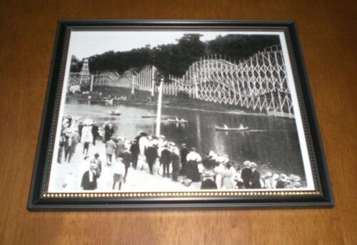 WEST VIEW PARK 1925 FRAMED B&W 8X10 PHOTO