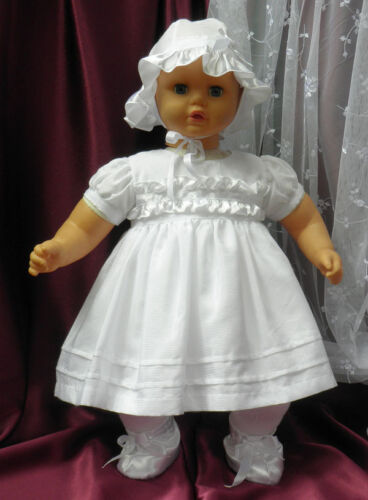 SET Kleid Bolero Hut Taufe Taufkleid Festkleid Freizeit Festlich Sommerkleid