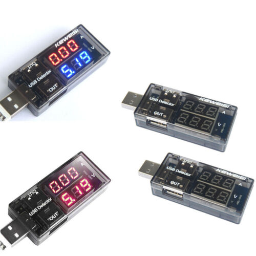 USB Charger Battery Voltmeter Ammeter Current Voltage Charging Detektor AIP