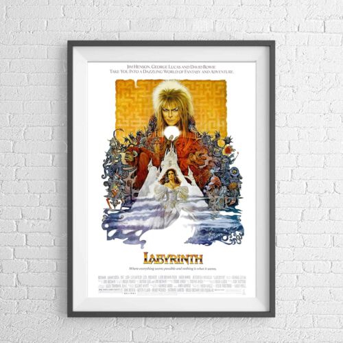 LABYRINTH CLASSIC DAVID BOWIE MOVIE POSTER PICTURE PRINT Sizes A5 to A0 **NEW**