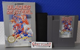 Blades of Steel  Nintendo Entertainment NES OVP  Eishockey 1990 Konami B Cover